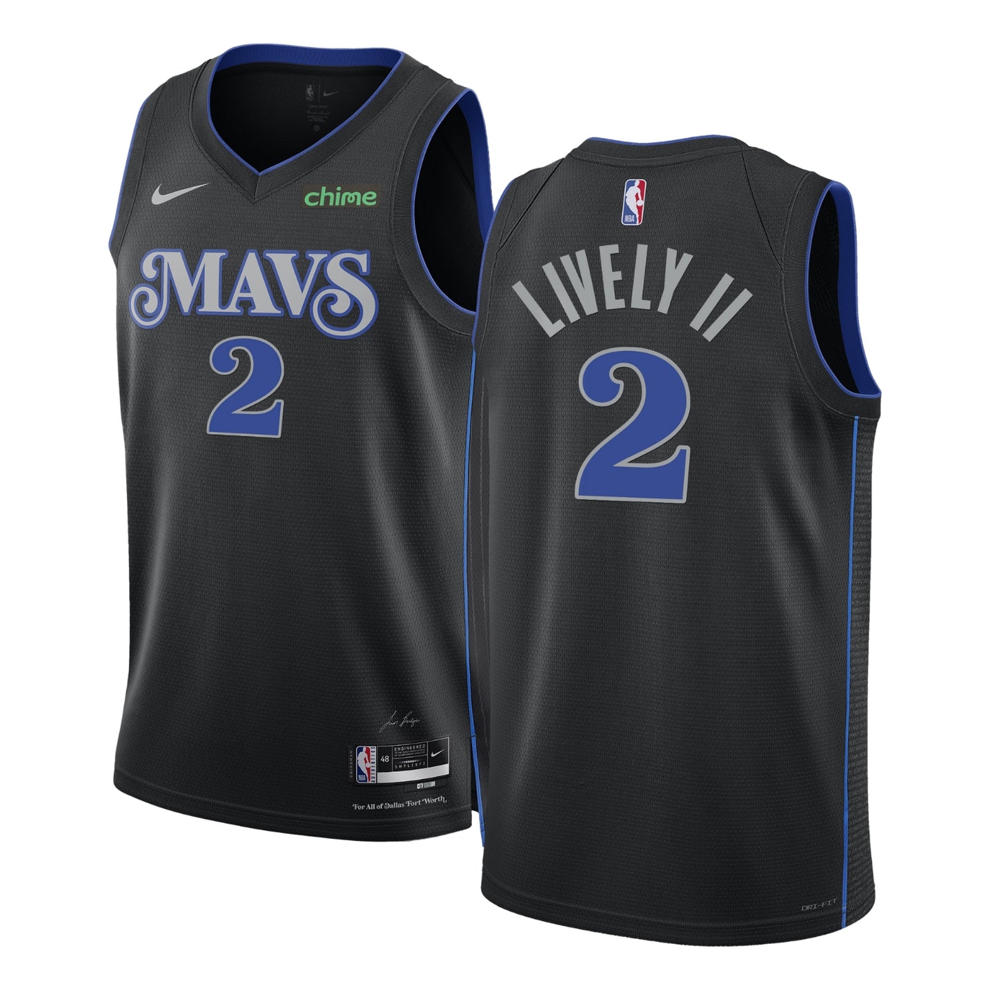 NBA Dereck Lively II Dallas Mavericks 2 Jersey