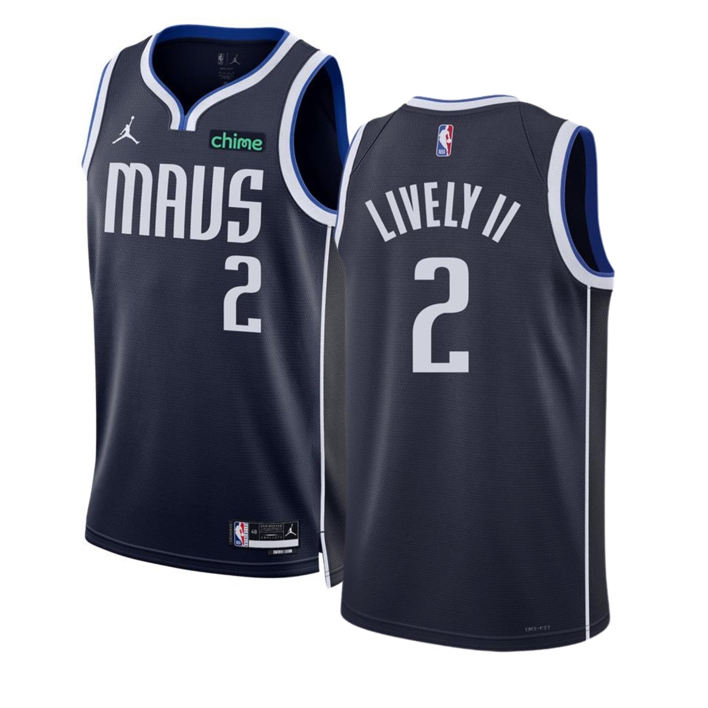 NBA Dereck Lively II Dallas Mavericks 2 Jersey