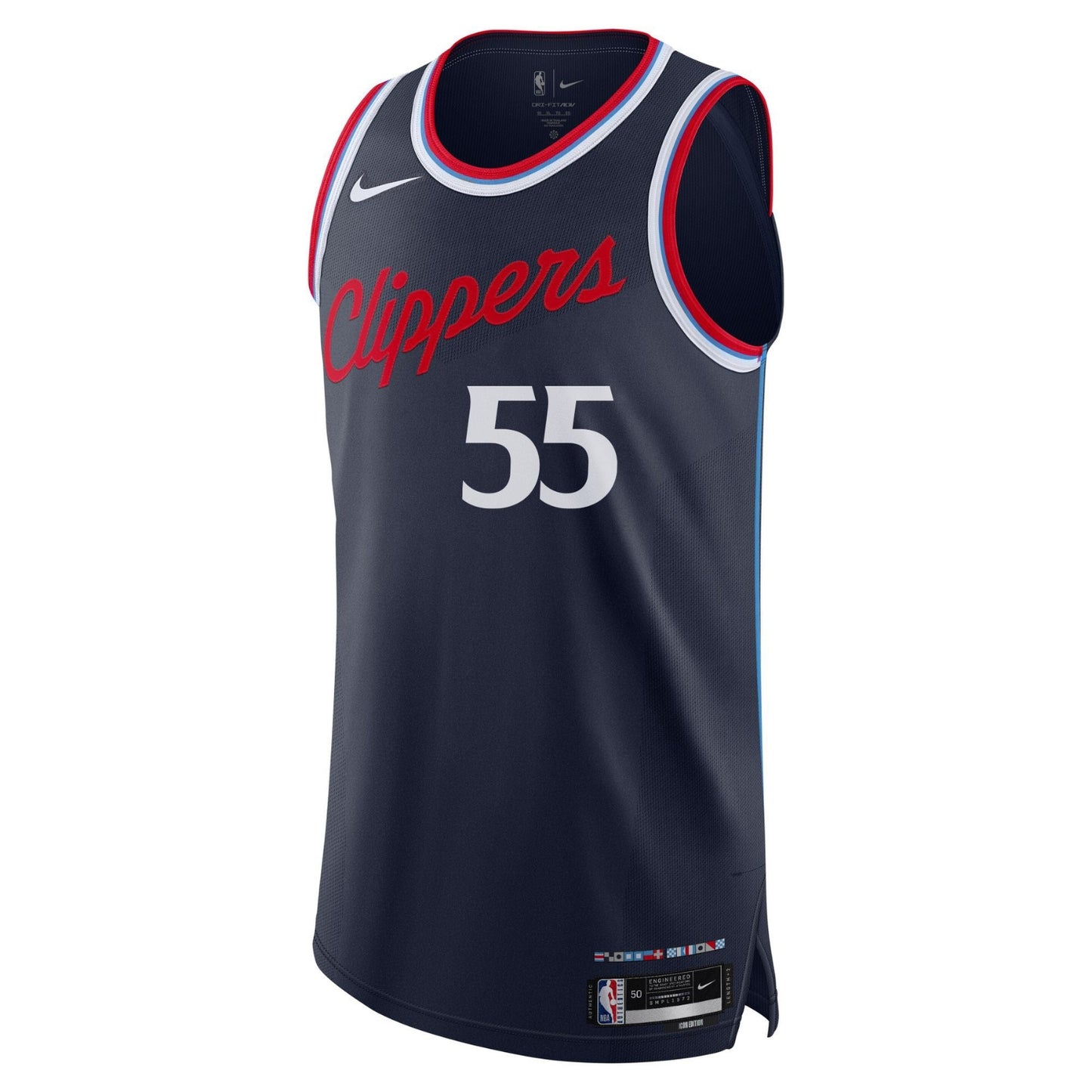 NBA Derrick Jones Jr. Los Angeles Clippers 55 Jersey