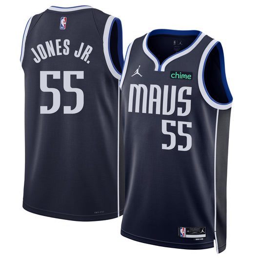 NBA Derrick Jones Jr Dallas Mavericks 55 Jersey