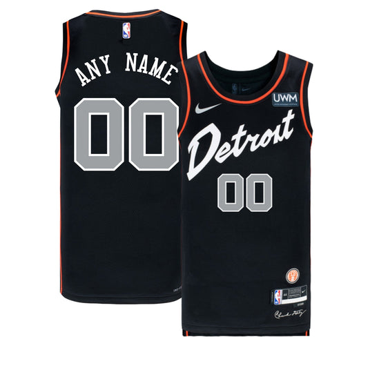 NBA Detroit Pistons Blank Custom Jersey