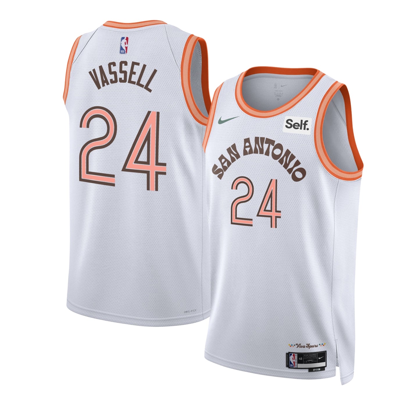 NBA Devin Vassell San Antonio Spurs 24 Jersey