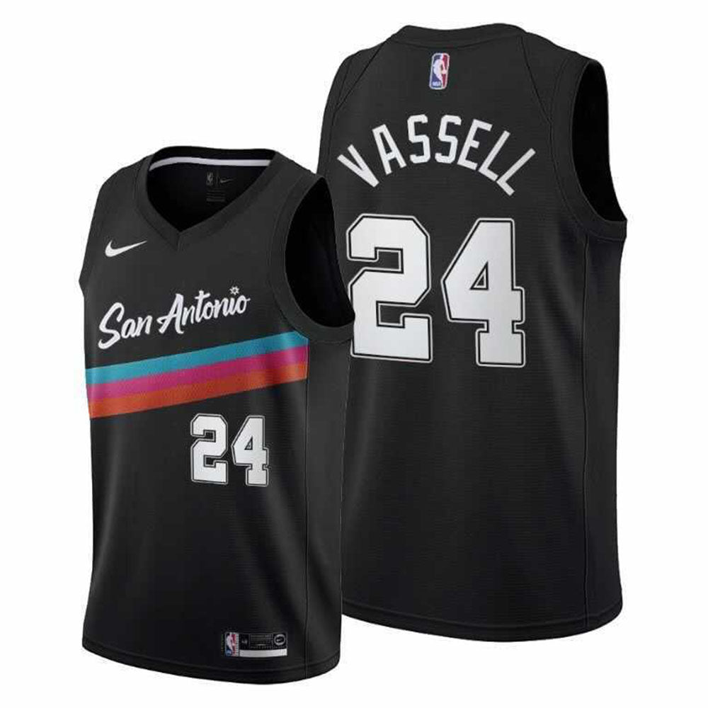 NBA Devin Vessell San Antonio Spurs 24 Jersey