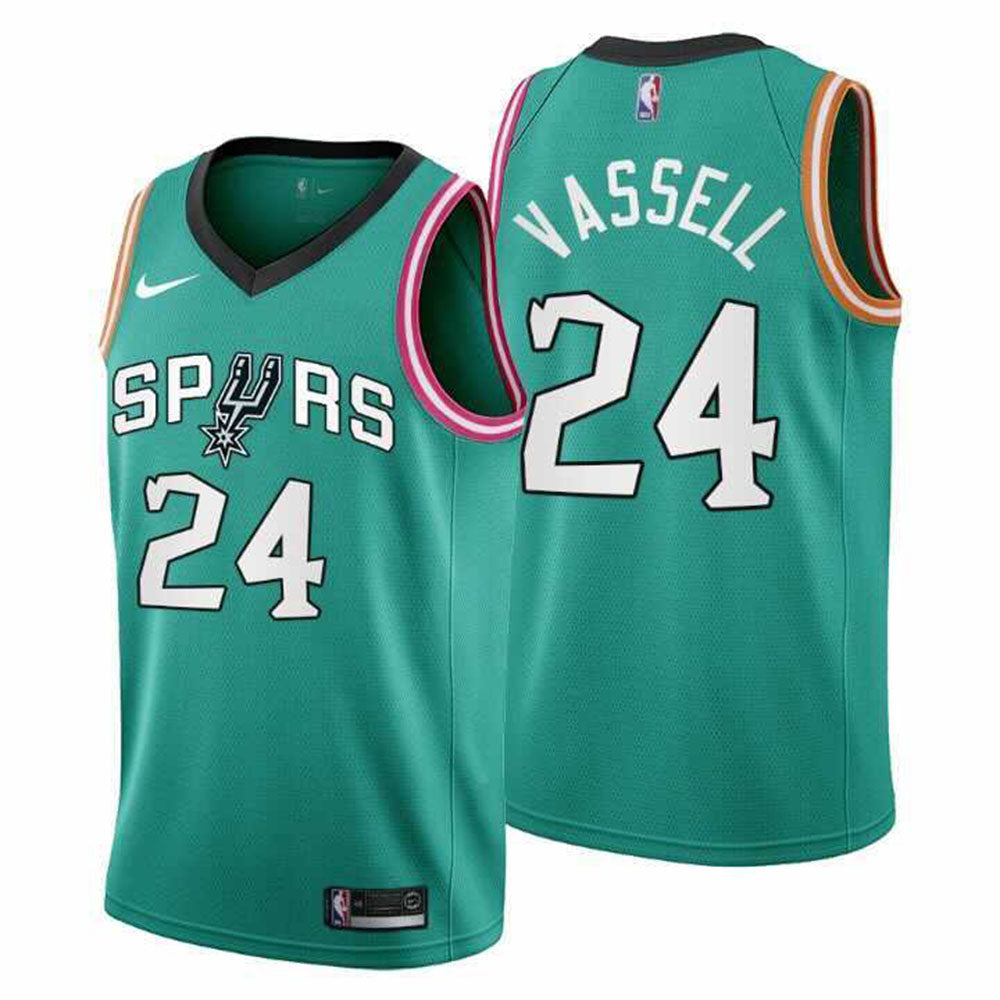 NBA Devin Vessell San Antonio Spurs 24 Jersey