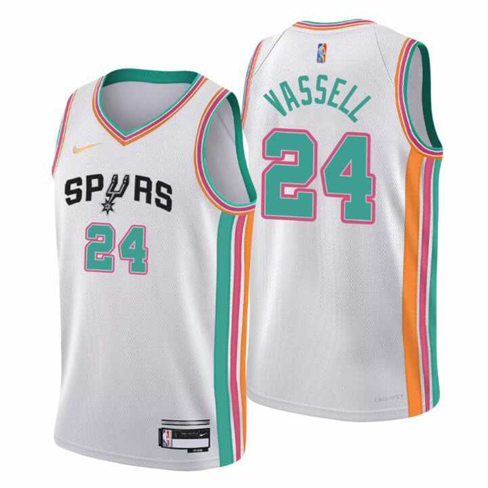 NBA Devin Vessell San Antonio Spurs 24 Jersey