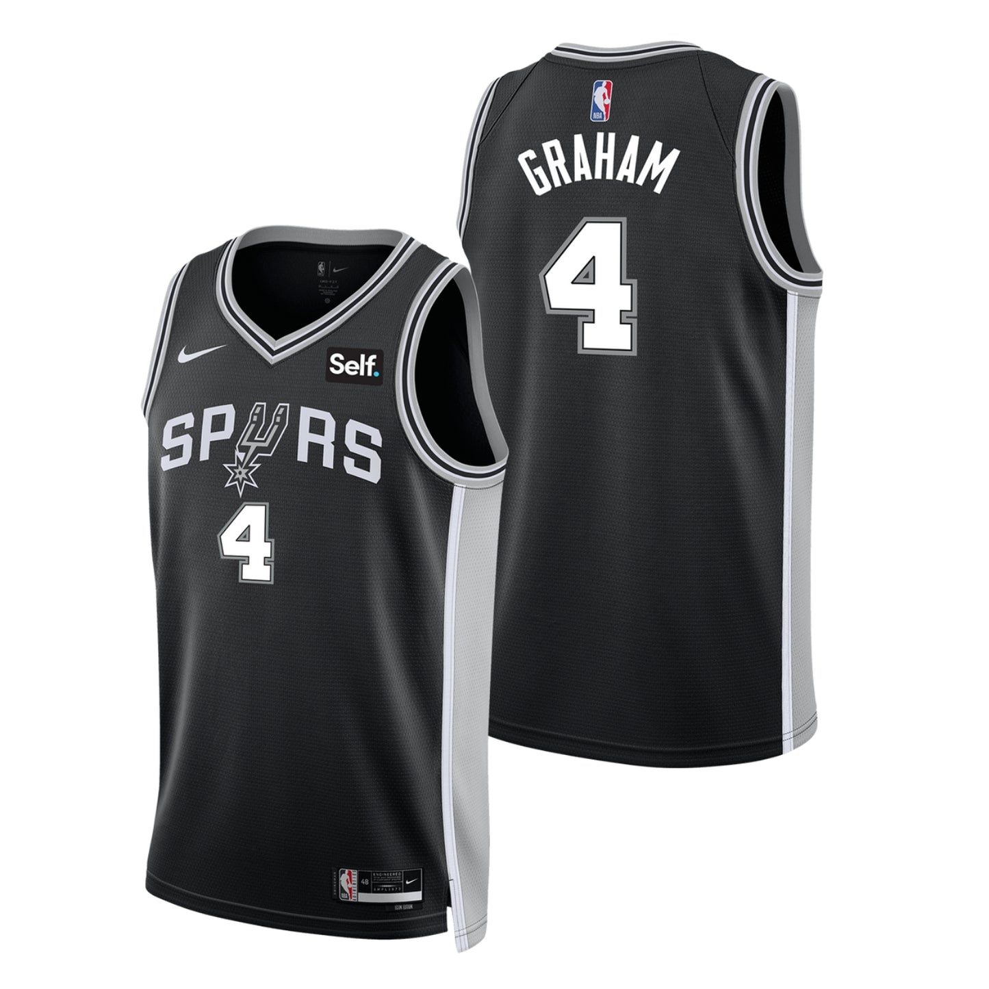 NBA Devonte Graham San Antonio Spurs 4 Jersey