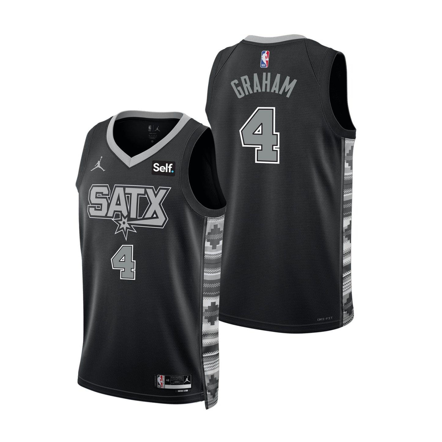 NBA Devonte Graham San Antonio Spurs 4 Jersey