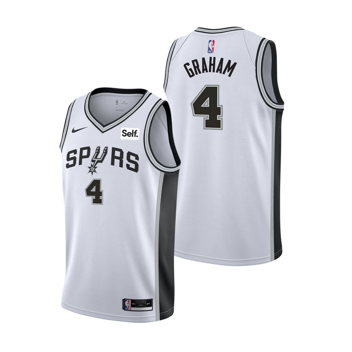 NBA Devonte Graham San Antonio Spurs 4 Jersey The Jersey King