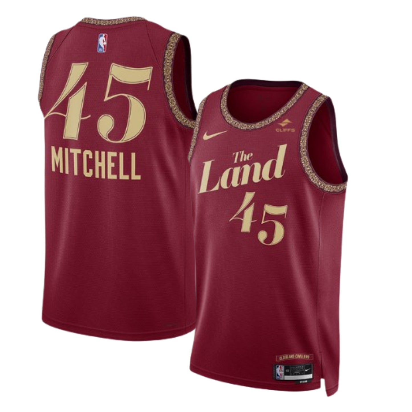 NBA Donovan Mitchell Cleveland Cavaliers 45 Jersey