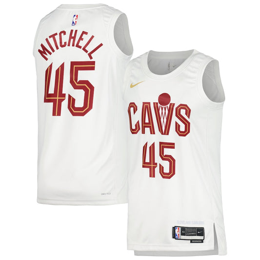 NBA Donovan Mitchell Cleveland Caveliers 45 Jersey