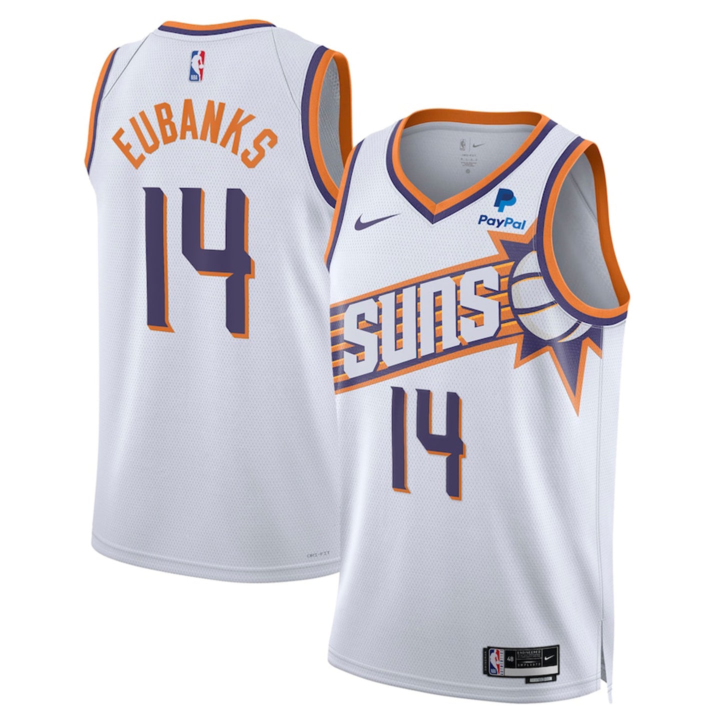 NBA Drew Eubanks Phoenix Suns 14 Jersey