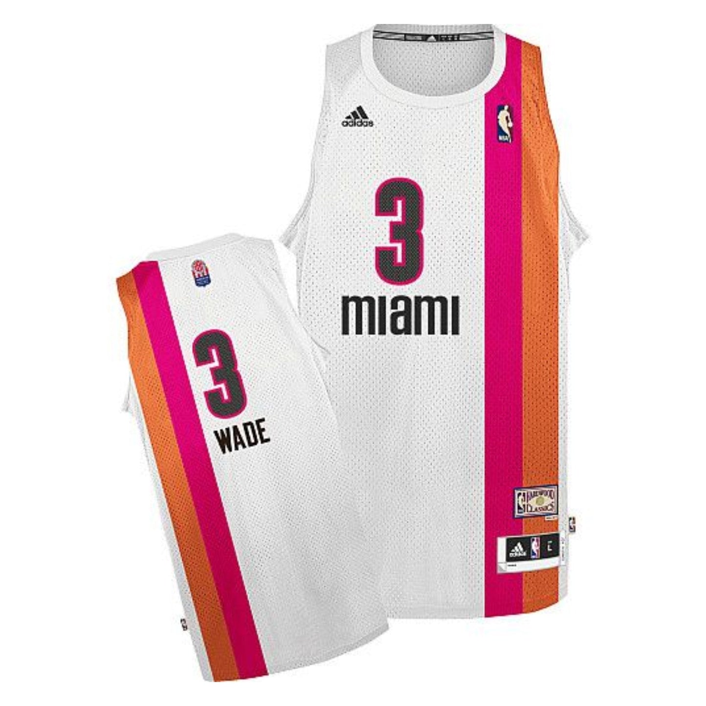 NBA Dwyane Wade Miami Heat 3 Jersey