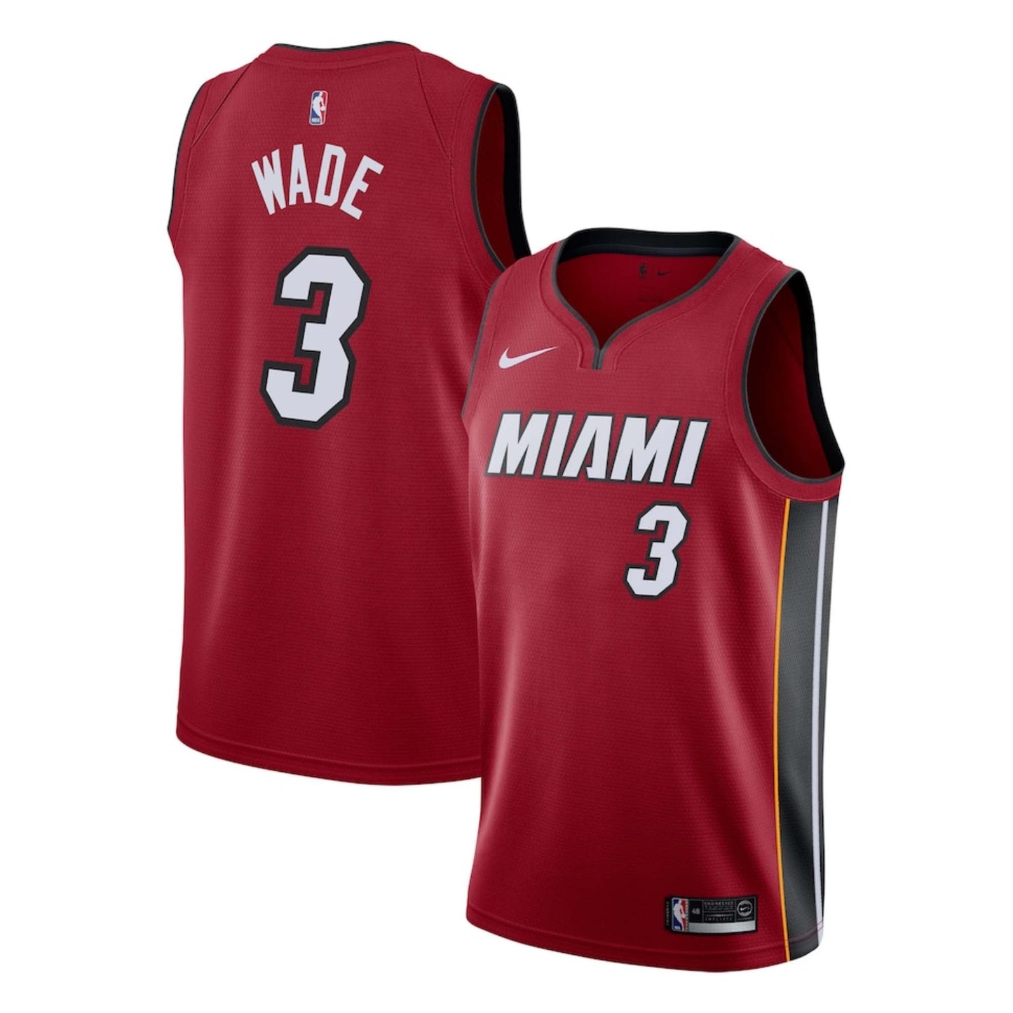 NBA Dwyane Wade Miami Heat 3 Jersey