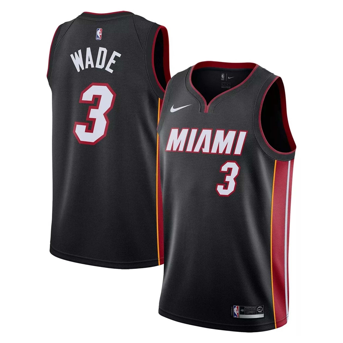 NBA Dwyane Wade Miami Heat 3 Jersey