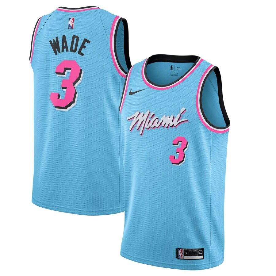 NBA Dwyane Wade Miami Heat 3 Jersey