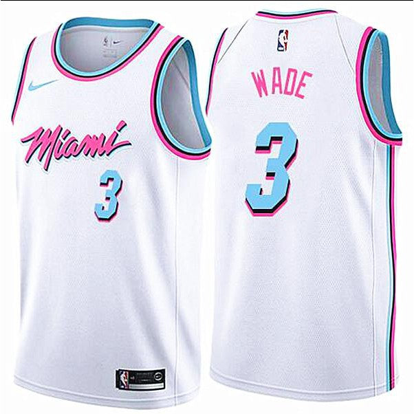 NBA Dwyane Wade Miami Heat 3 Jersey