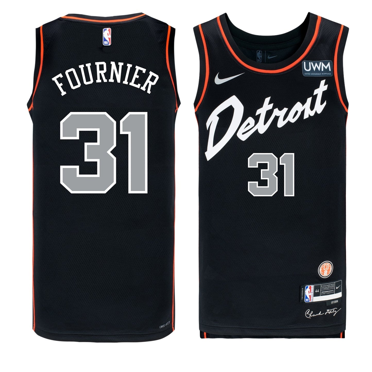 NBA Evan Fournier Detroit Pistons 31 Jersey