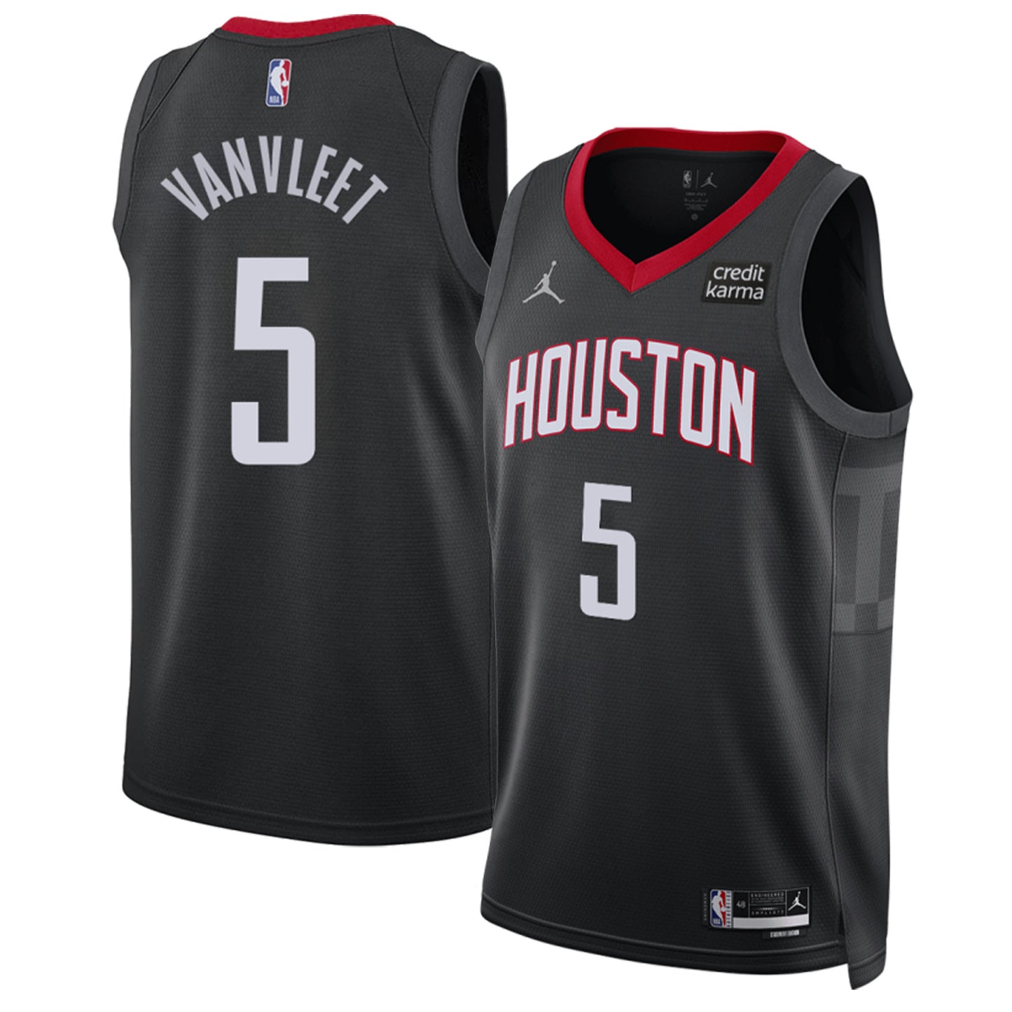 NBA Fred Van Vleet Houston Rockets 5 Jersey