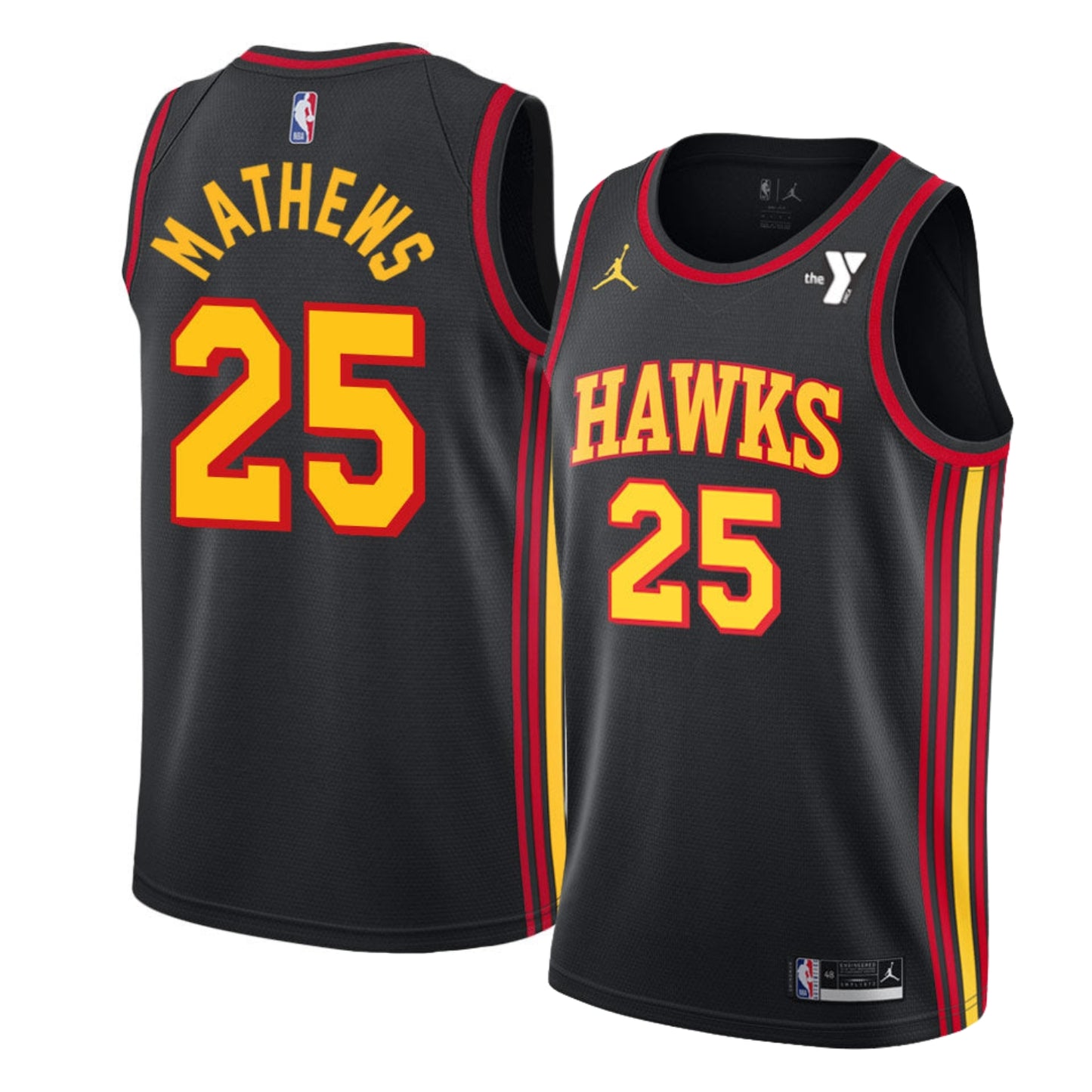 NBA Garrison Mathews Atlanta Hawks 25 Jersey