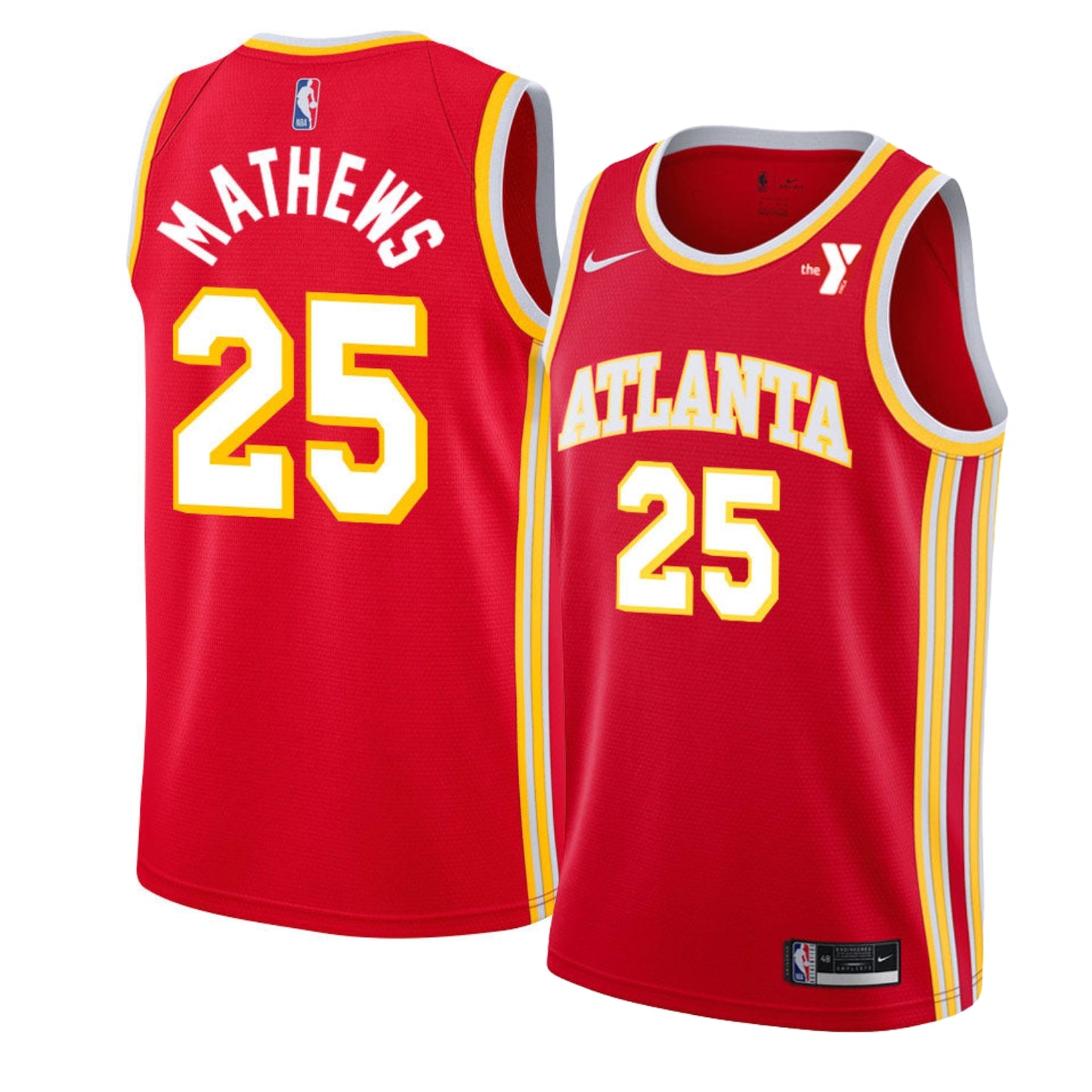 NBA Garrison Mathews Atlanta Hawks 25 Jersey