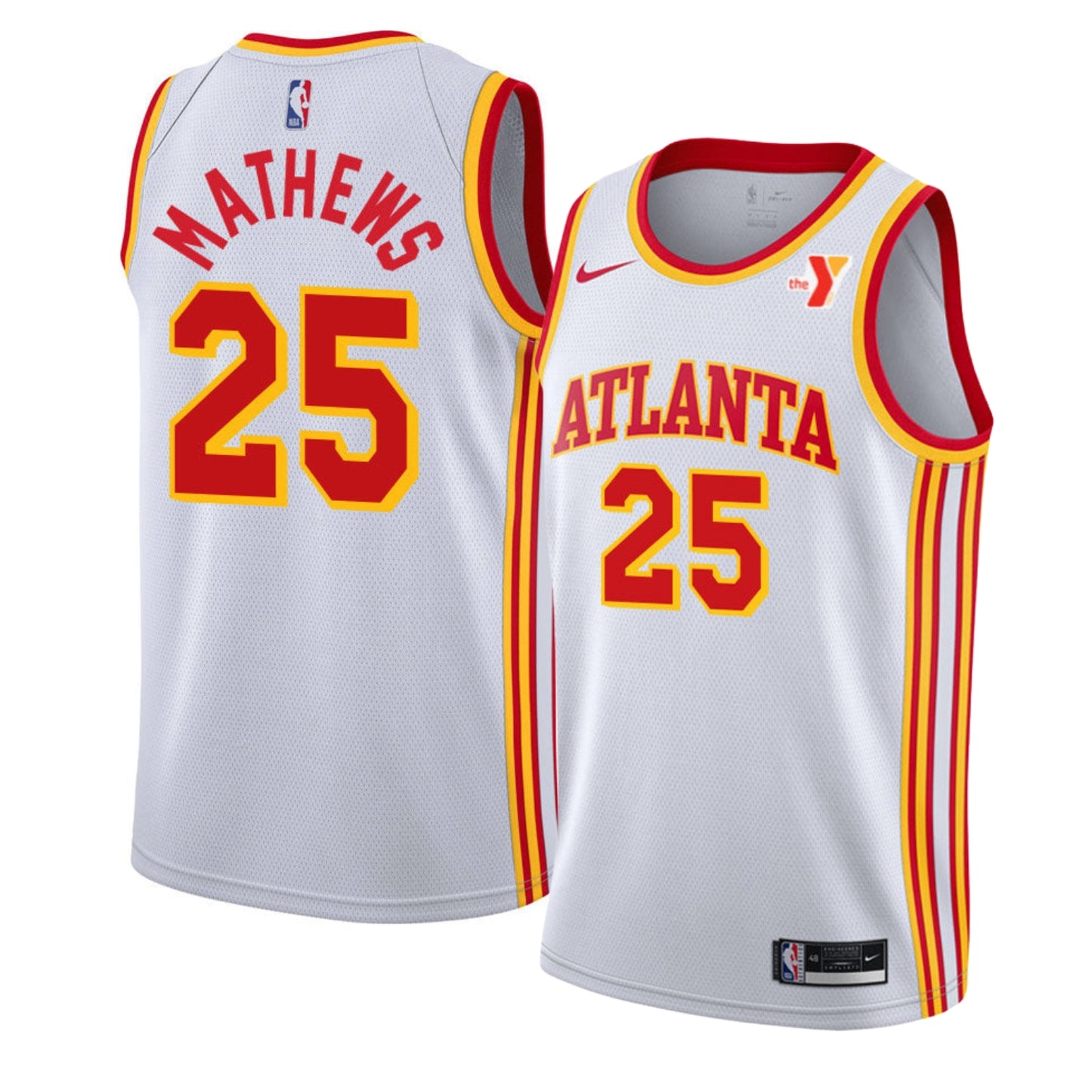 NBA Garrison Mathews Atlanta Hawks 25 Jersey