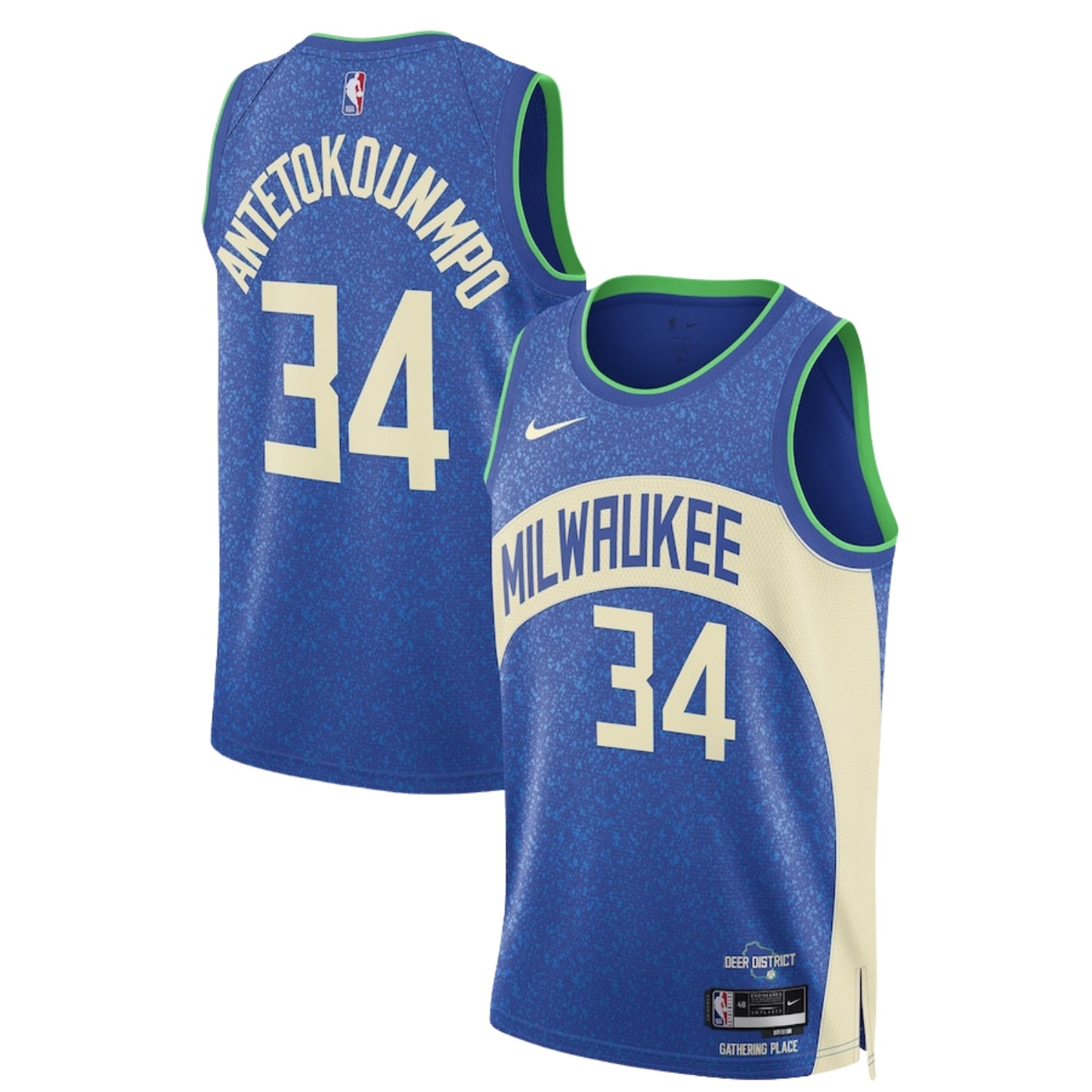 NBA Giannis Antetokounmpo Milwaukee Bucks 34 Jersey