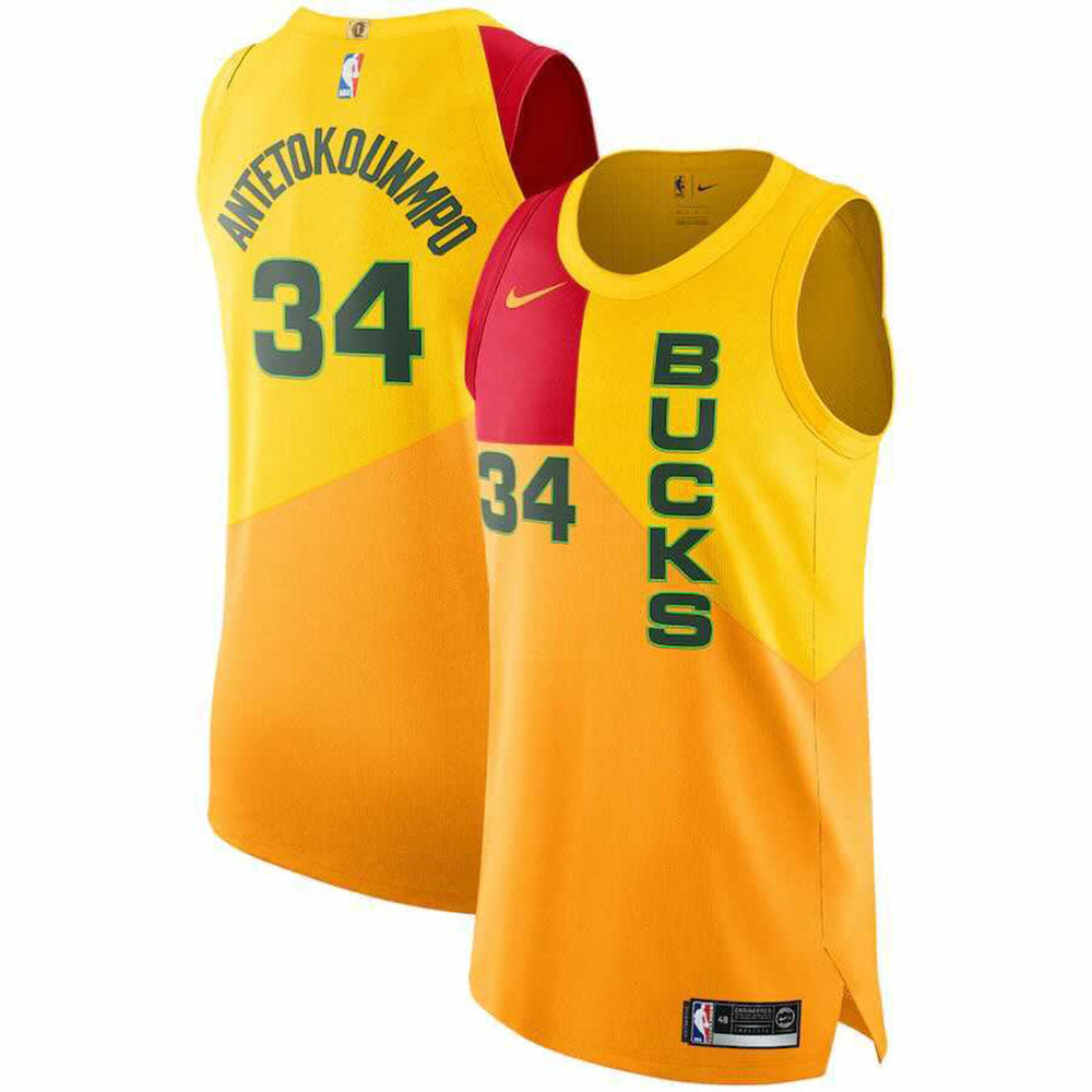 NBA Giannis Antetokounmpo Milwaukee Bucks 34 Jersey