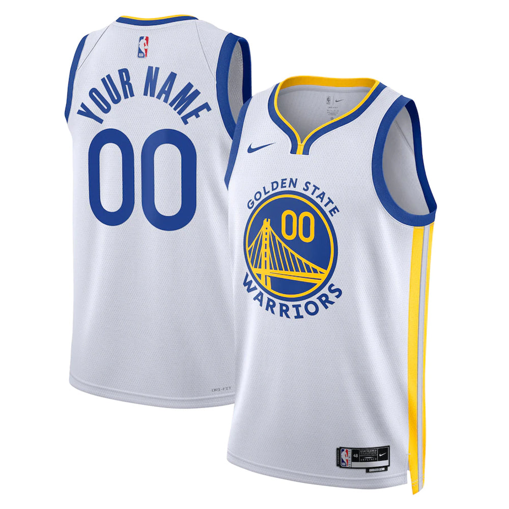 NBA Golden State Warriors Blank Custom Jersey