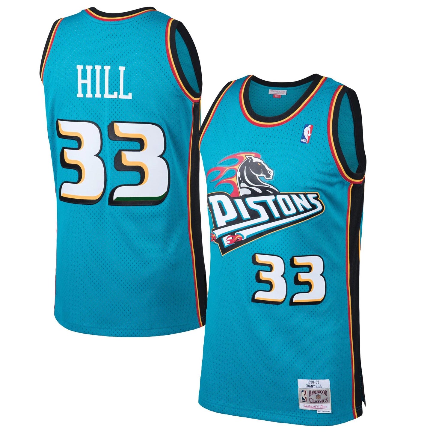 NBA Grant Hill Detroit Pistons 33 Jersey