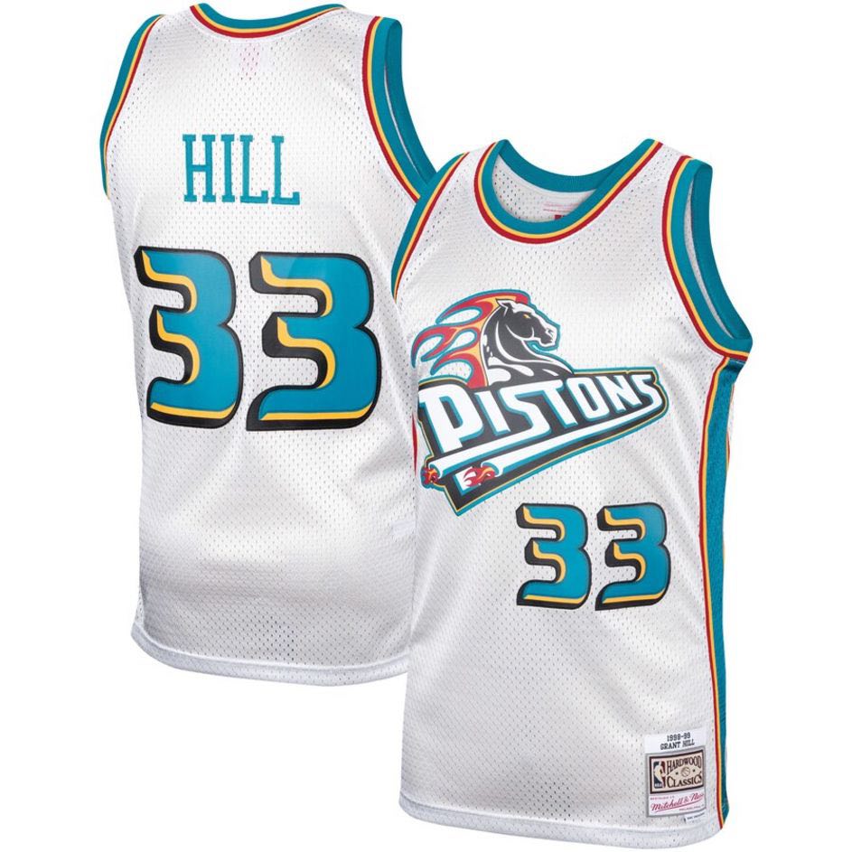 NBA Grant Hill Detroit Pistons 33 Jersey