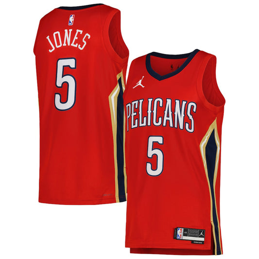 NBA Herbert Jones New Orleans Pelicans 5 Jersey