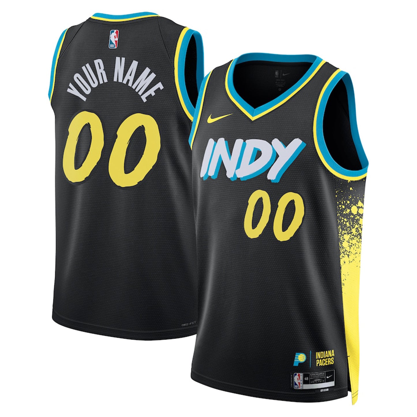 NBA Indiana Pacers Blank Custom Jersey