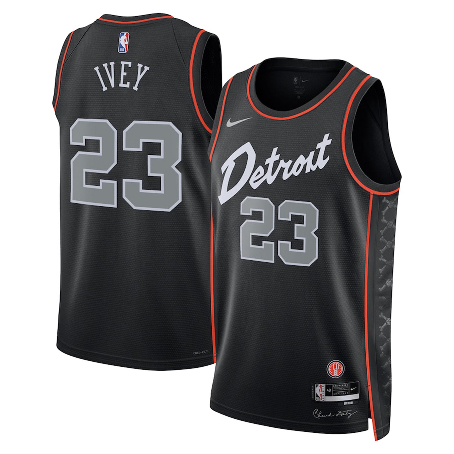 NBA Jaden Ivey Detroit Pistons 23 Jersey