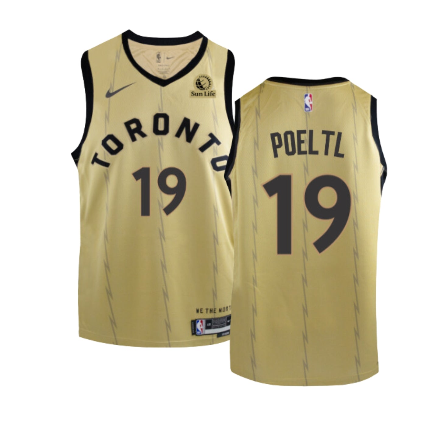 NBA Jakob Poeltl Toronto Raptors 19 Jersey