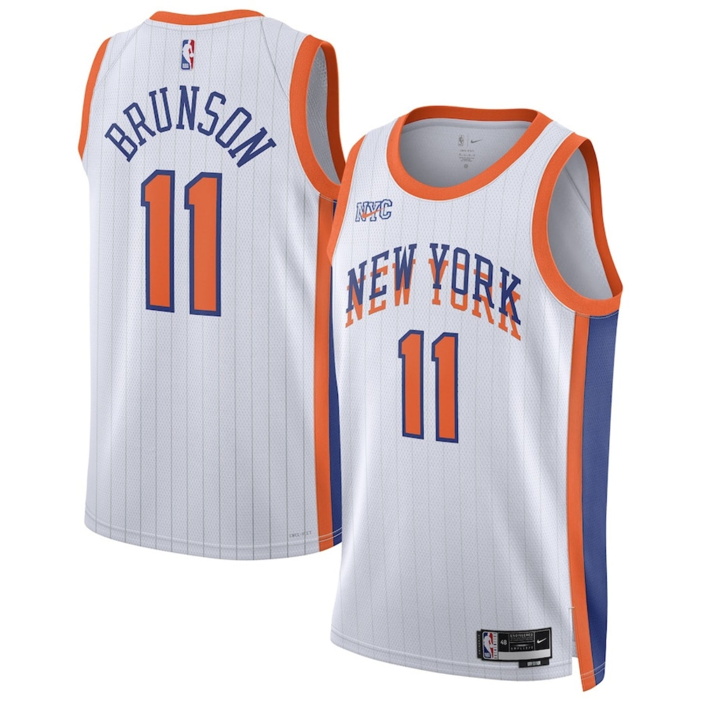 NBA Jalen Brunson New York Knicks 11 Jersey