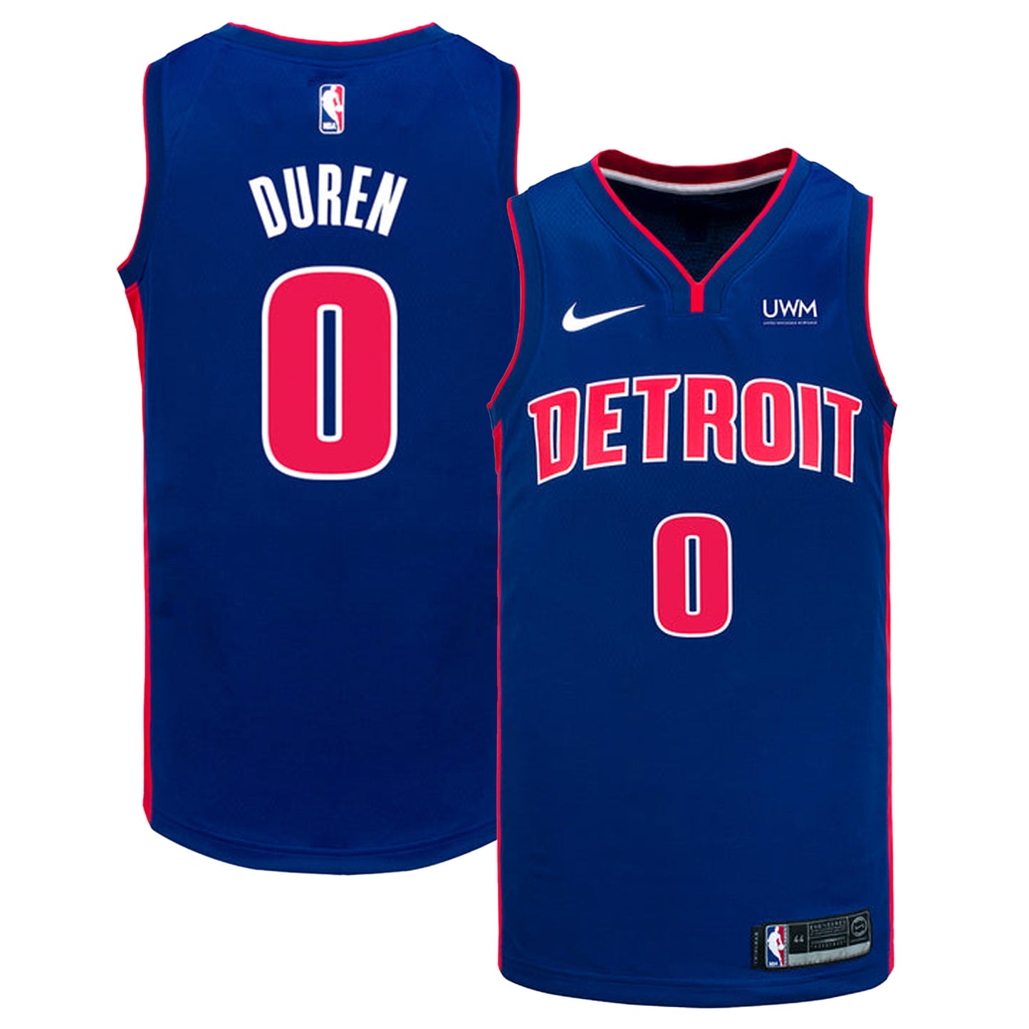 NBA Jalen Duren Detroit Pistons 0 Jersey