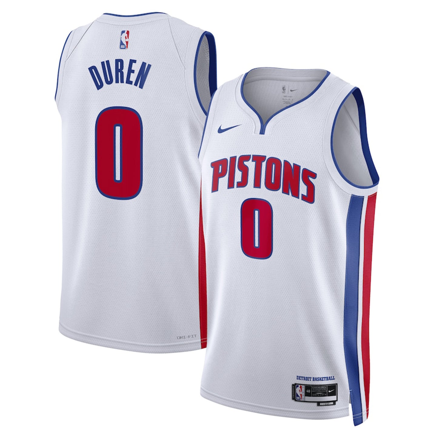 NBA Jalen Duren Detroit Pistons 0 Jersey