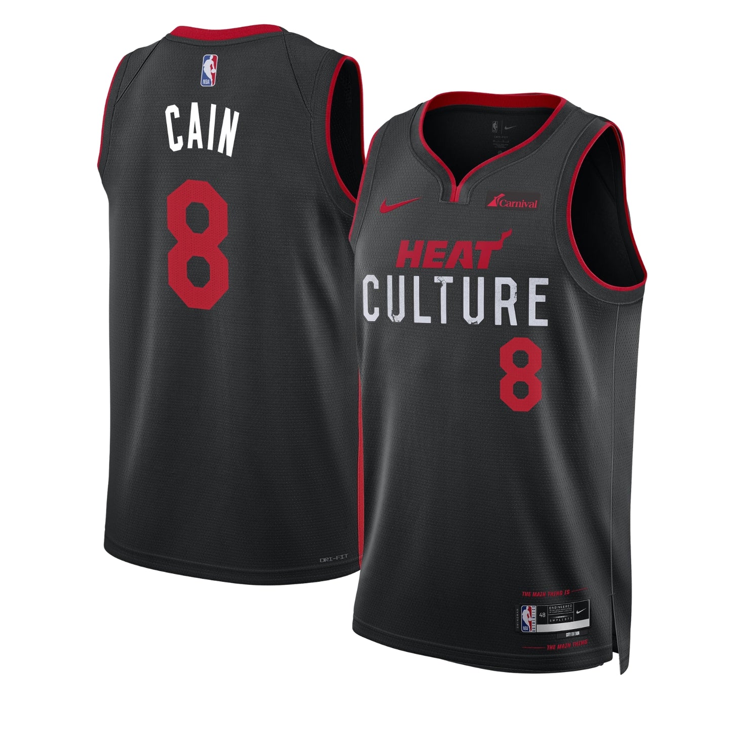 NBA Jamal Cain Miami Heat 8 Jersey