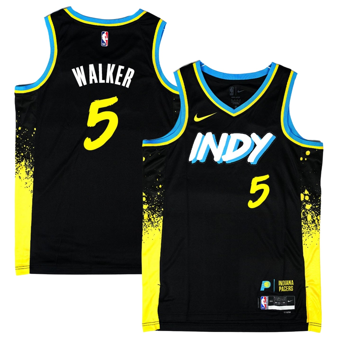 NBA Jarace Walker Indiana Pacers 5 Jersey