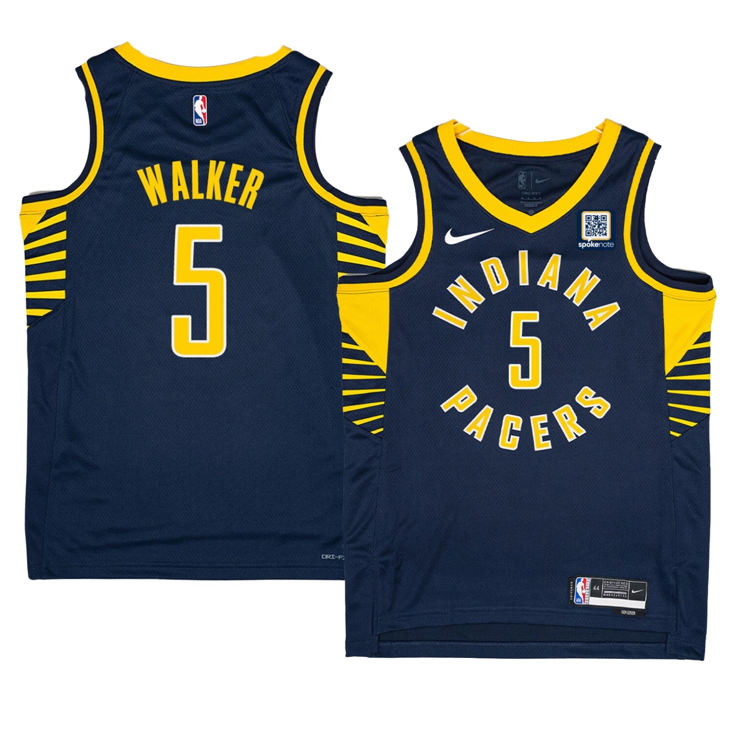 NBA Jarace Walker Indiana Pacers 5 Jersey