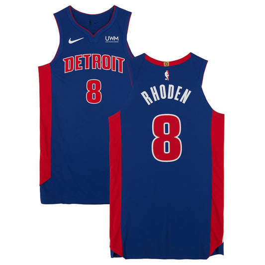 NBA Jared Rhoden Detroit Pistons 8 Jersey