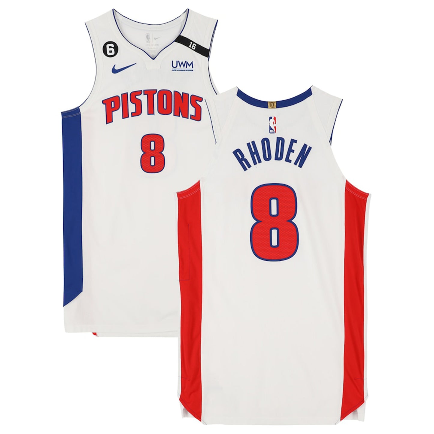 NBA Jared Rhoden Detroit Pistons 8 Jersey