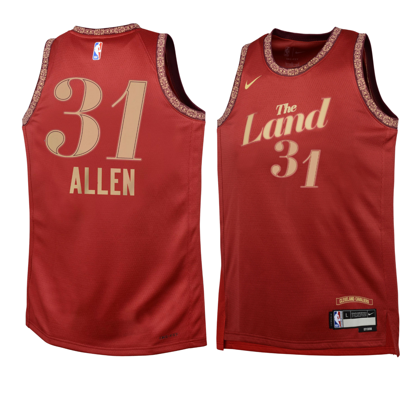 NBA Jarrett Allen Cleveland Caveliers 31 Jersey