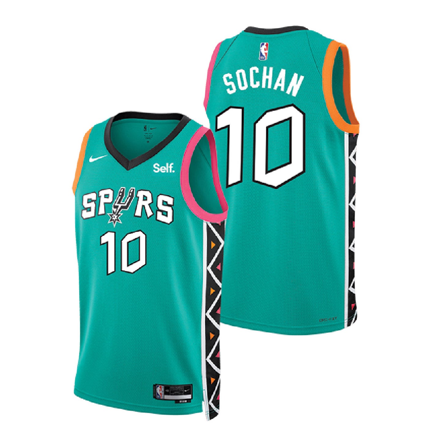 NBA Jeremy Sochan San Antonio Spurs 10 Jersey