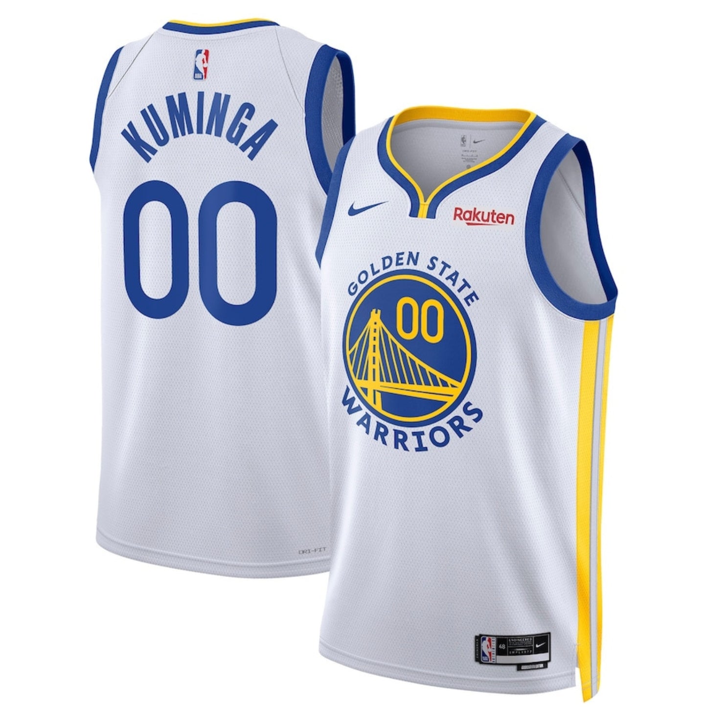 NBA Jonathan Kuminga Golden State Warriors 00 Jersey