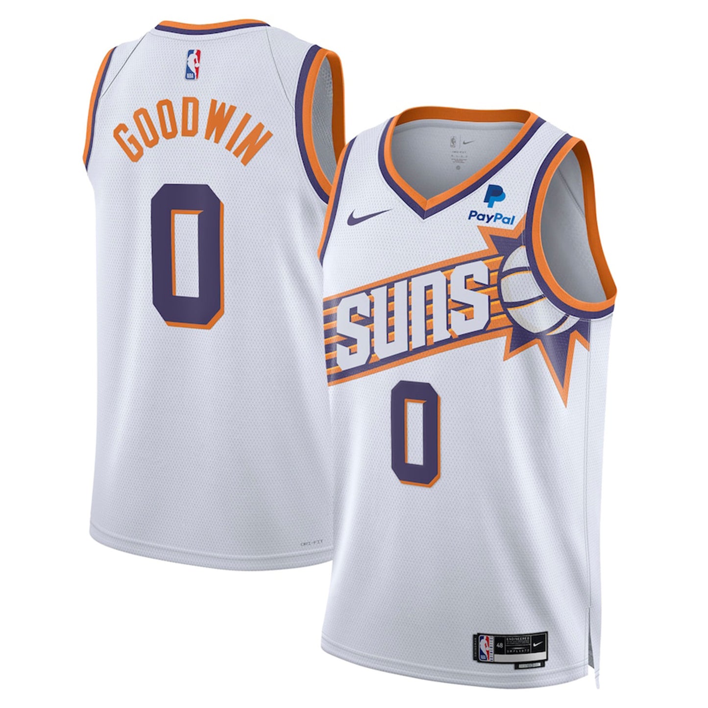 NBA Jordan Goodwin Phoenix Suns 0 Jersey