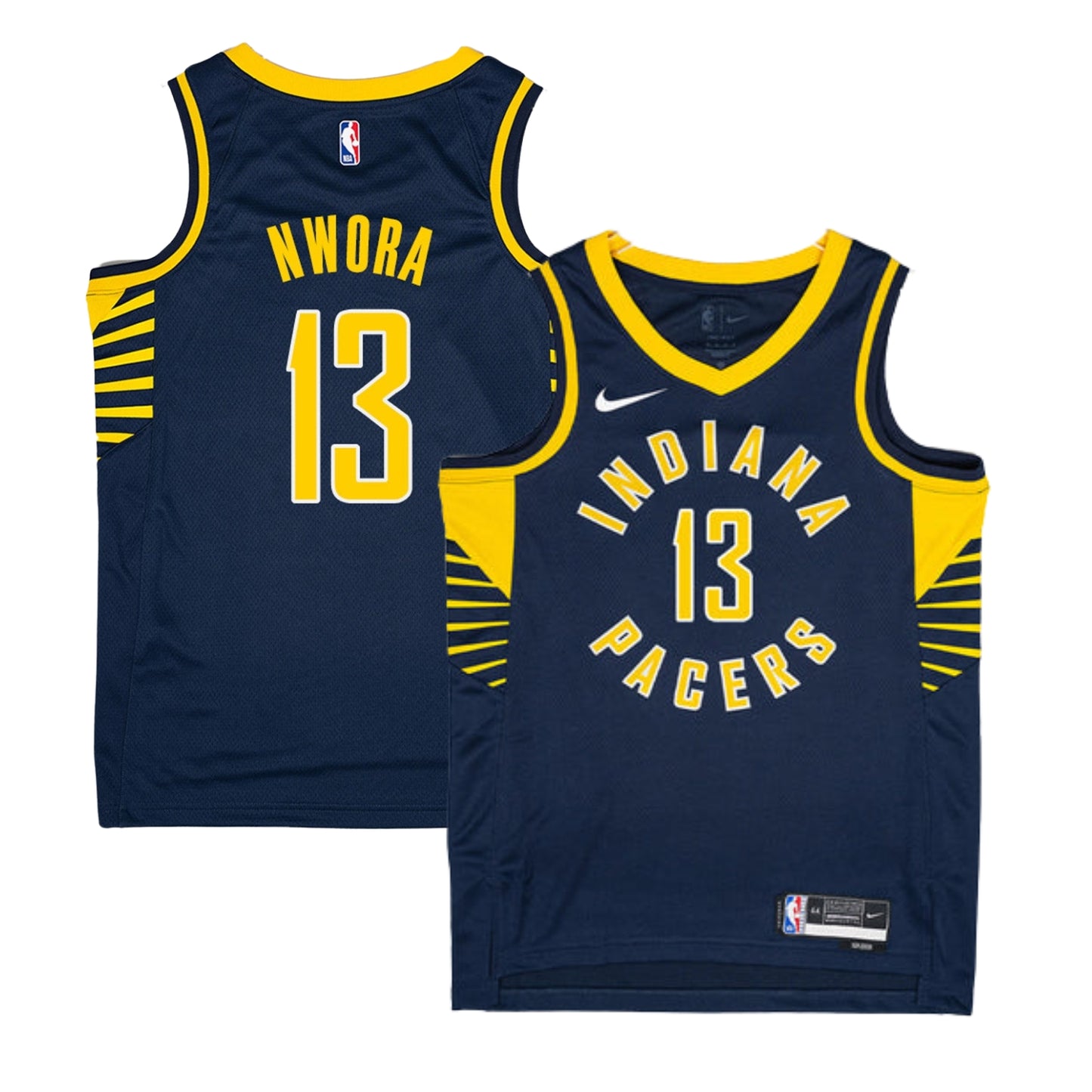 NBA Jordan Nwora Indiana Pacers 13 Jersey