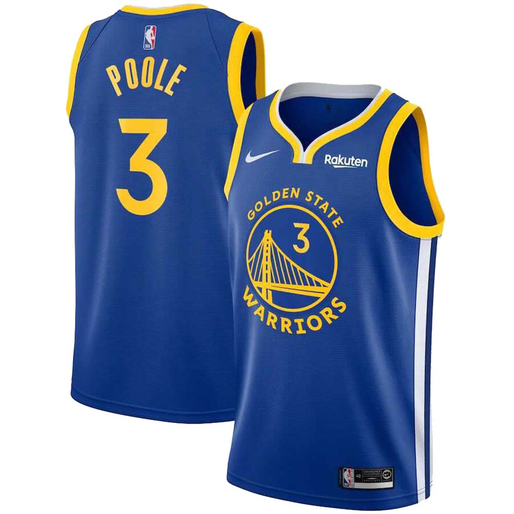 NBA Jordan Poole Golden State Warriors 3 Jersey