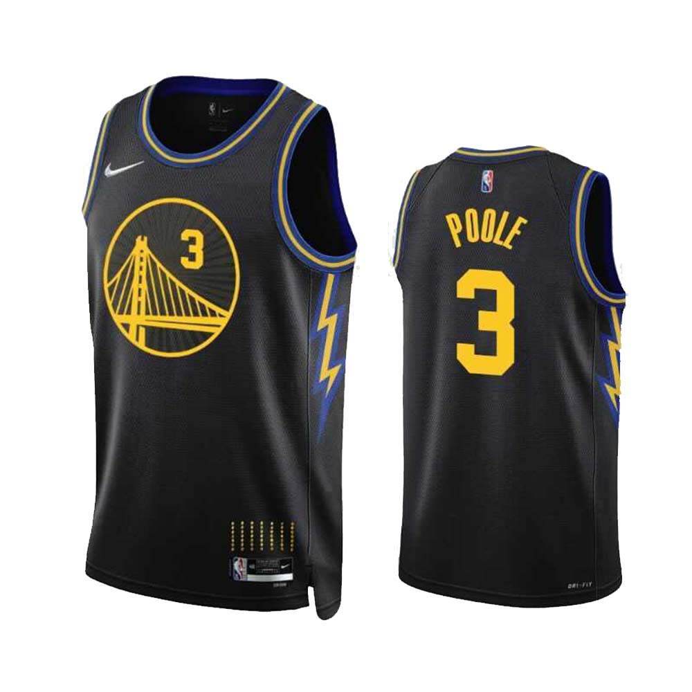 NBA Jordan Poole Golden State Warriors 3 Jersey