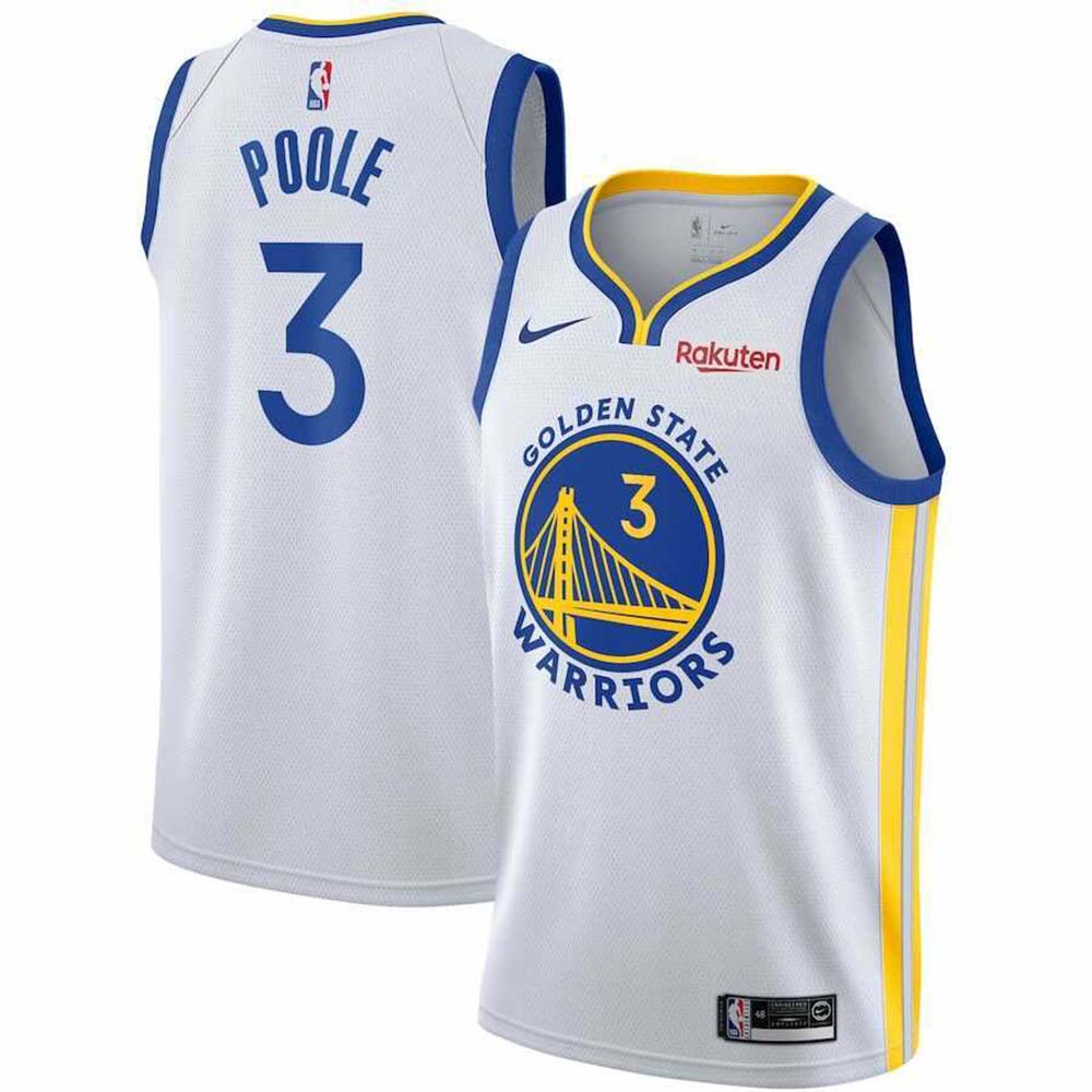 NBA Jordan Poole Golden State Warriors 3 Jersey